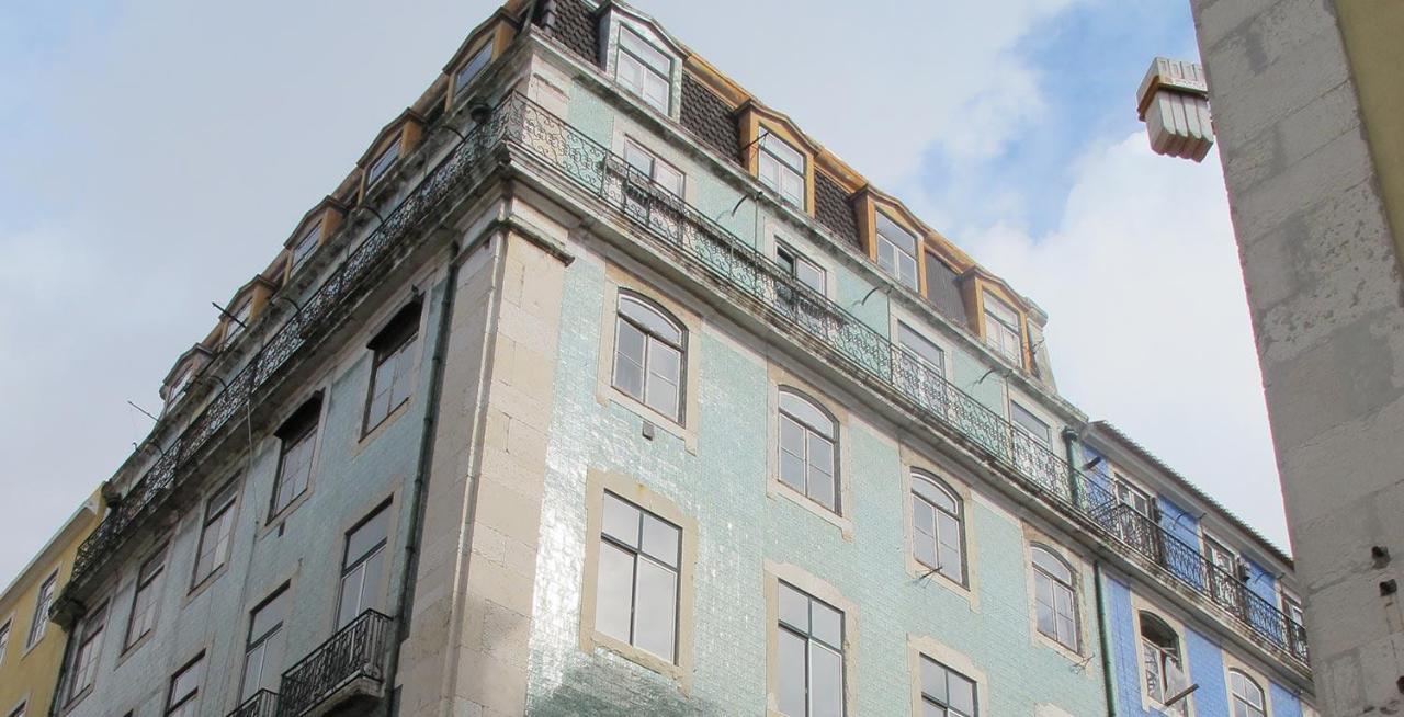 Quarto Com Varanda Na Rua Dos Douradores Lisboa Exterior foto